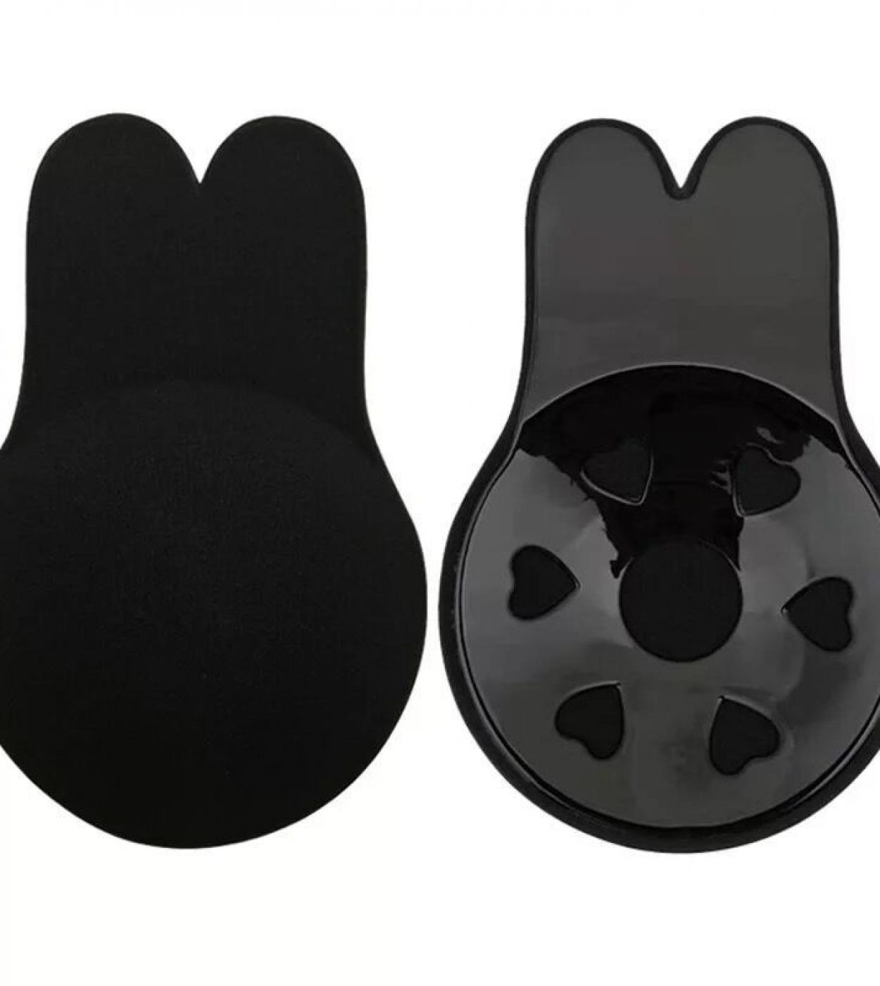 Reggiseno push-up in silicone riutilizzabile per orecchie di coniglio Reggiseno invisibile senza spalline autoadesivo Reggiseno 