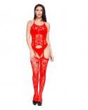 Women  Lingerie Open Hollow Stockings Garter Belt Fishnet Bodysuit Tights Transparent Pantyhose Long Stocking  Costumete