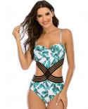 Muolux Woman Push Up Swimsuit Cut Out One Piece Swimwear High Waist Beachwear Monokini Swimming Suit Bandage Swimwear Wo