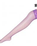 Women  Stockings Bow Net Fishnet Stockings Lace Transparent Crotchless Pantyhose Over Knee Socks  Lingerie Party Club  S
