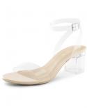 Dream Pairs Transparent Heels Women Sandals Summer Shoes 2022 Fashion Clear High Heel Pumps Wedding Party Jelly Shoes Pl