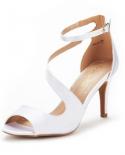 Dream Pairs Women Heel Sandals Luxury Designer Summer Shoes Open Toe Cross Tied  Stilettos Pumps Fashion Sandals For Wom