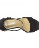 Dream Pairs Platform Sandals High Heels Women Shoes 2022 Summer Black Nude  Hi Lo Chunky Heel Pumps Buckle Sandals For W