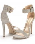 Dream Pairs Womens Ankle Strap Pumps High Heel Sandals Buckle Elegant Party Pumps Women Fashion Shoes Summer Sandals  W