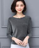 Shine Bright Silk Blouses Women Top Fashion 2022 Elegant Shiny Sequin Shirt Female Loose O Neck Glitter Ladies Shirt Top