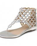 Dream Pairs Sandals Women 2022 Summer Beach Slippers Ladies Rhinestones Flip Flops Crystal Jewel Ankle High Flat Sandals