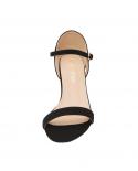 Dream Pairs Stiletto Heels 2022 Summer Suit Comfort Shoes For Women Sandals  Black Suede Buckle Sandals Party Low Heel S