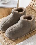 Comemore 2022 Warm Plush Winter Shoes Women Men Indoor Slippers Slides Soft Lovers Home Floor Cotton Slipper Female Hous