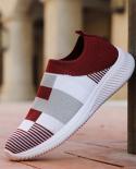 Sneakers Woman Lightweight Tennis Casual Fashion Sneakers Comfort Slip On Sock Vulcanized Shoes Plus Size Shoes High Qua