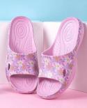 Home Slippers Fashion Platform Bathroom Cloud Flower Slippers Soft Sole Non Slip Flip Flops Women Sandals Indoor Couple 