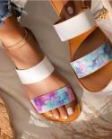 2022 Summer Fashion New Womens Slippers Flip Flops Female Slides Beach Shoes Woman Open Toe Flats Outdoor Sports Sandal