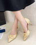 2022 New Summer High Heels Womens Spring And Summer New Fashion Pointed Toe Shallow Mouth All Match Style Stiletto Shoe