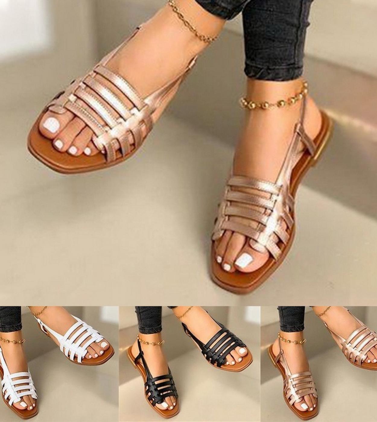 Sandalias planas sales elegantes mujer