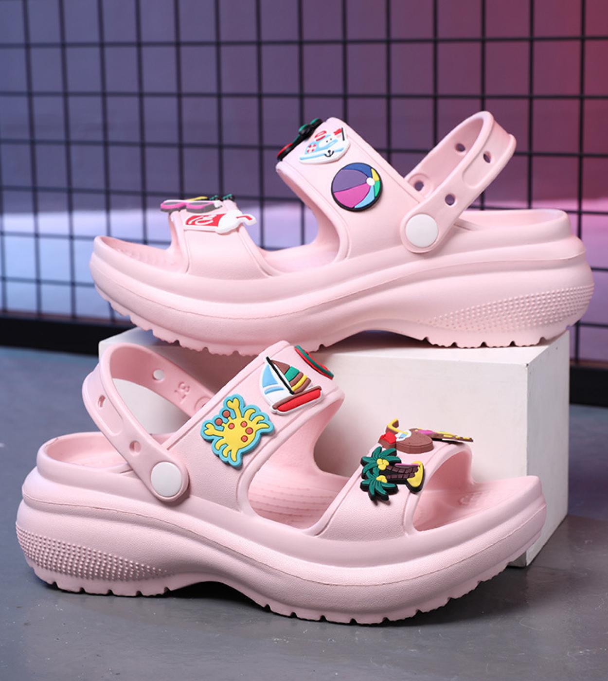 Crocs de mujer altos 2025