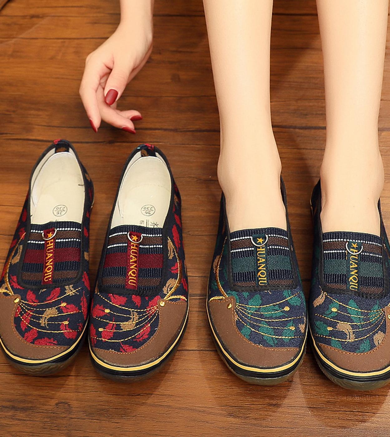Cloth sales flats shoes