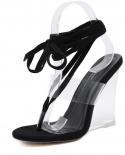 11 סמ נעלי עקב לנשים סנדלי רצועת קרסול צלב פלטפורמה טריזים סנדלי גלדיאטור אישה נעל קיץ עם עקבים קריסטל