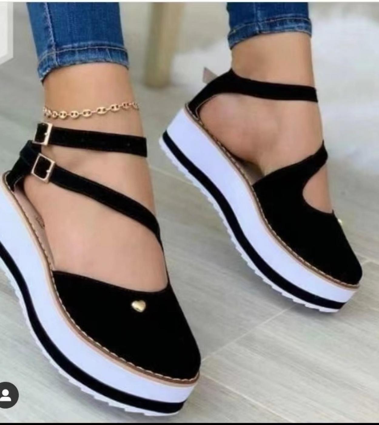 Sandalias plataforma punta cheap cerrada