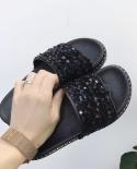 Womens Slippers Fashion  Summer Platform Sandals 2022 New Outdoor Casual Beach Shoes Female Soft Flats Footwear Slides