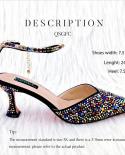 Qsgfc 2023 African Popular Colored Diamond Pointed Womens Shoes And Handle Bag Of Soft Anklet Design Wedding Party Shoe