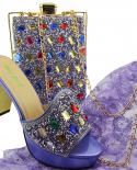 Fashion Italian Design Shoes With Matching Bag Hot African Big Wedding With High Heel Shoes And Bag Set Partywomens Pum