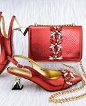 Qsgfc تصميم إيطالي كلاسيكي أحذية نبيلة مطابقة حقيبة صلبة أزياء أفريقية حقيبة أحذية نمط تنقش