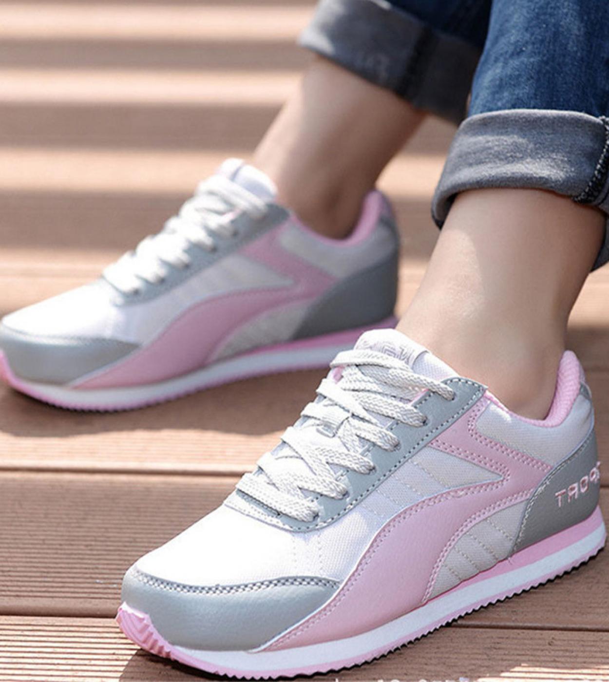 Comemore Spring Sneakers Shoes Women Breathable Mesh Ladies Sports Light Running Shoe Zapatillas Mujer Fashion 40 Free S