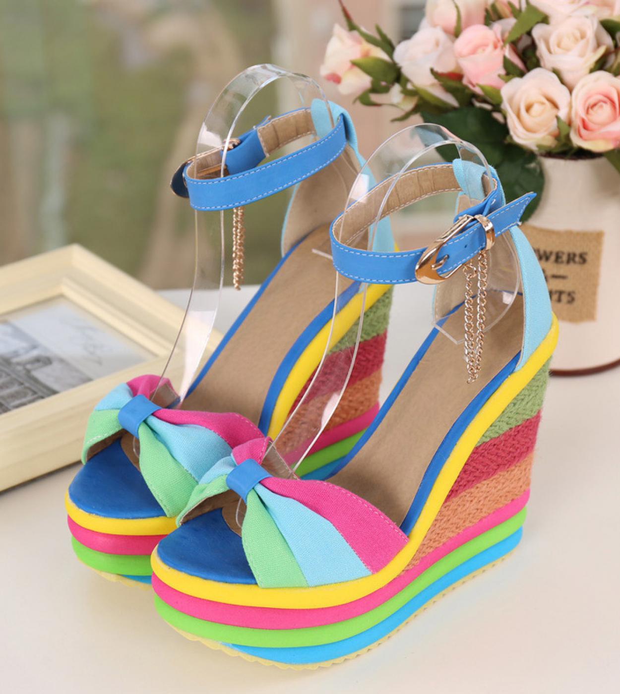 Rainbow wedge store