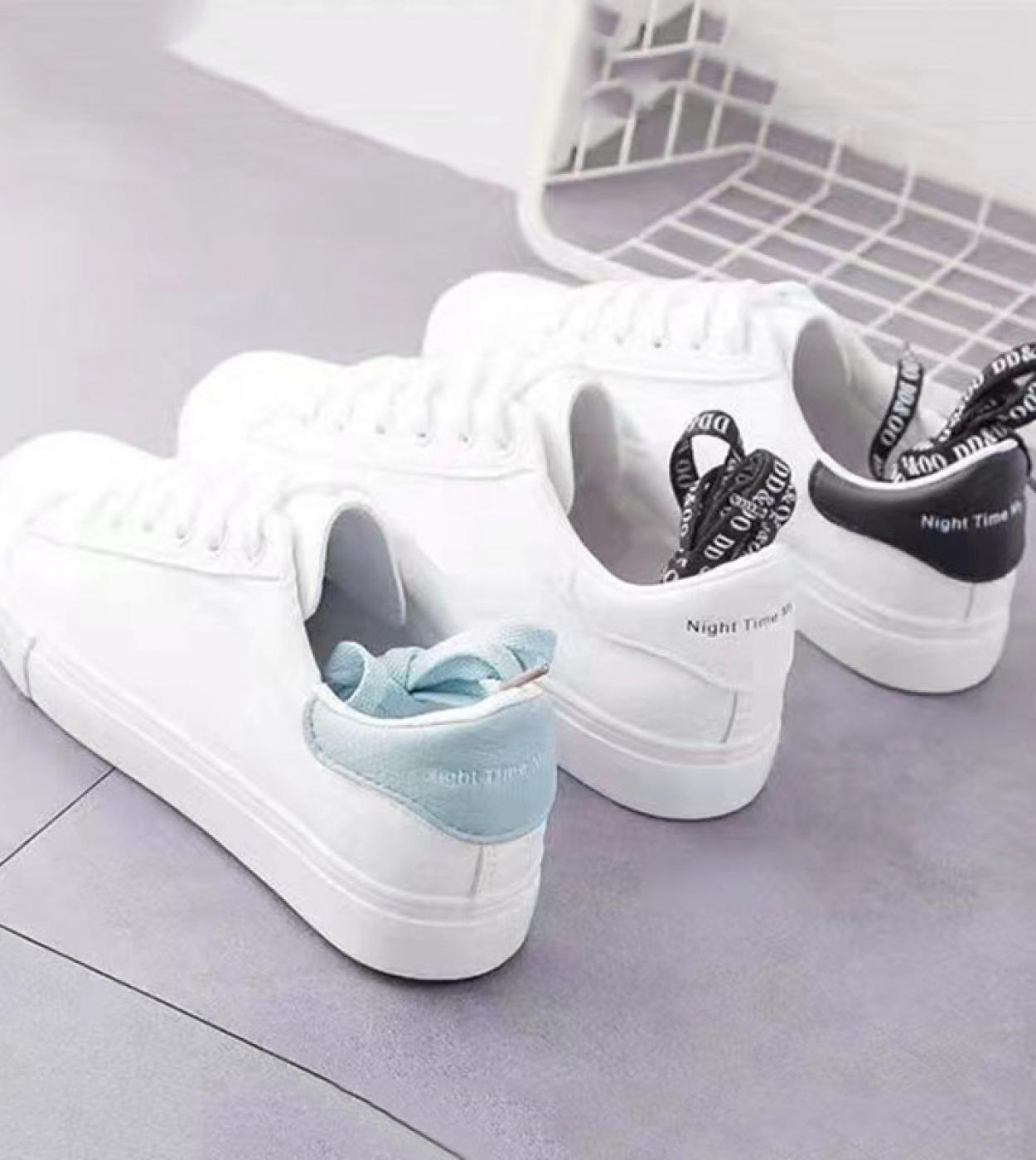 Comemore Thicksoled White Womens Sports Shoes 2022 Spring New Fashion Solid Color Round Toe Sneakers Women Sports Casua