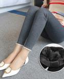Winter Pregnant Women Black Leggings For Maternity Warm Soft Velvet Womens Pants Pregnancy Clothes Tights Ropa Mujer Em