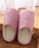 Comemore New Women Home Slippers With Fur Flat Shoes Winter Keep Warm Shoe For Woman Slipper Female Basic Bear Cute Clou