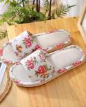 Comemore Womens Home Slippers House Slides Shoes Indoor Floor Linen Slipper Lightweight Uni Bedroom Shoe Flax Spring Au