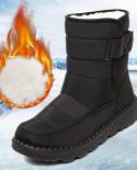 Comemore Snow Boots For Women 2022 Men Plush Winter Ankle Boots Woman Platform Keep Warm Cotton Shoes 2023 Non Slip Wate