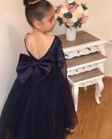 Girls Elegant Wedding Dress Teenage Girl Tulle Gown For Evening Party Kids Girl Bridesmaid Dresses Lace Princess Long Ve