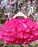 Baby Girl Mini Tutu Skirts Summer Kids Rainbown Pettiskirts Little Girls Evening Party Tulle Dress Children Ballet Dance