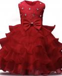 Sleeveless Sling Red Christmas Dresses For Girls 2023 New  New Year Kids Princess Party Gala Dress For 3 8 Years Xmas Go