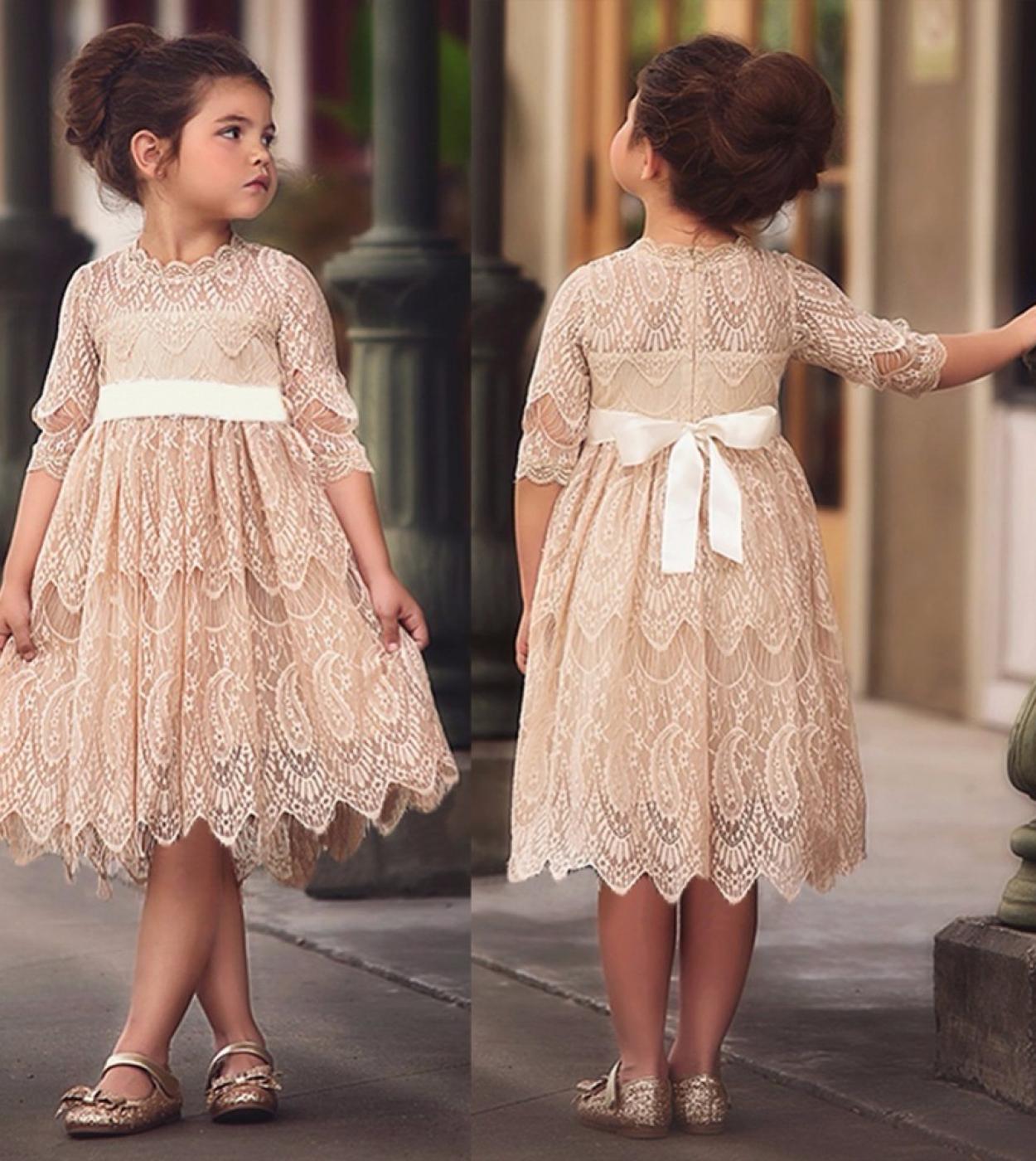 Half top dress girl