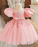 Toddler Baby Girl Christmas Kids Dresses For Girls Princess Sleeveless Sequin Bow Dress Children Party Dress Vestido Inf
