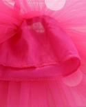 1st Birthday Outfits Baby Girl Clothes Fluffy Children Ballet Skirts With Headband Cotton Romper Infant Clothing Suits F
