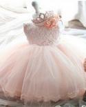 Baby Girls Baptism Dress Princess 1st Birthday Party Wear Toddler Girl Lace Christening Gown Infant Tutu Baptism Clothes