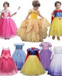 يتوهم فتاة هالوين زي 410t الاطفال تأثيري فستان الأميرة الأطفال عيد الميلاد كرنفال Disfraz رداء طويل مساء جزء