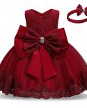 Infant Girls Birthday Dress For Toddlers Christmas Baby Girl Baptism Dresses 1 2 Years Old Birthday Party Vestido Outfit