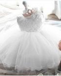 Toddler Baby Girl Dress Baptism Gown Infant Party Dress Newborn Princess Vestido Infantil Christening Dresses For Girls 