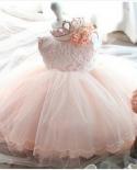 White Dress For Newborn Baby Girl 024 Months Baby Kids Christening Gowns Baptism Dresses 1 2 Years Old Baby Children Clo