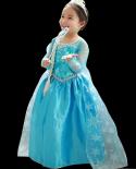 يتوهم الفتيات هالوين تأثيري فساتين الأميرة للأطفال بوتيك عيد ميلاد الكرة ثوب ثوب للأطفال إلسا فتاة تول T