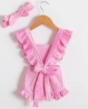 Baby Girl Summer Clothing Sets Newborn Baby Ruffle Sleeve Topsshorts Infantil Cotton Jogging Suits Toddler Girl Tie Dye