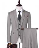 4xl Plus Size Mens Slim Business Casual Vertical Striped Office Suit Suit Three Piece Jacket Trousers Pants Vest Waistc