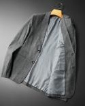 2022 New Suit Jacket Coat Blazer Business Casual Slim Fit Men Clothing Four Seasons Long Sleeves Fashion Chic Trajes De 