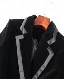 High Quality New Fashion 2022 Designer Jacket Womens Trim Buckle Velvet Blazer  Blazers