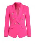 Harleyfashion Stunning Designer New Fluorescence Candy Color Street Blazer Fall Slim Quality Women Jacket Blazer