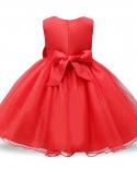 فستان كريسماس أحمر للفتيات في السنة الجديدة ، أزياء حفلات الأميرات للأطفال ، فساتين أطفال للبنات ، ملابس سانتا ، 2 3